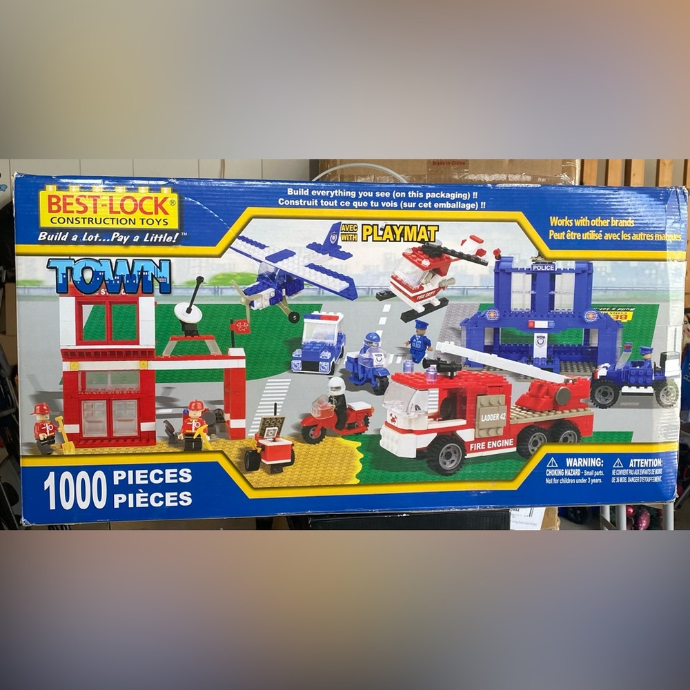 NEVER OPENED BEST-LOCK CONSTRUCTION TOYS 1000 PIECES